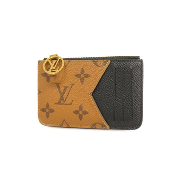 LOUIS VUITTON Wallet/Coin Case Monogram Reverse Porte Calthromie M81912 Brown Ladies