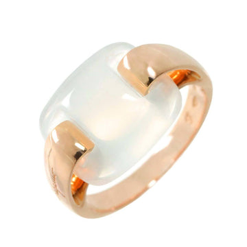 SALVATORE FERRAGAMO Ring Quartz K18 PG Pink Gold 750