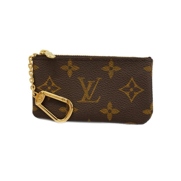 LOUIS VUITTON Wallet/Coin Case Monogram Pochette Cle M62650 Brown Men's Women's