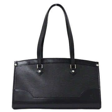LOUIS VUITTON Epi Bag, Women's Handbag, Shoulder Madeleine PM Noir, M59332, Black