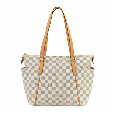 LOUIS VUITTON Damier Azur Totally PM N51261 Gold Hardware