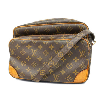 LOUIS VUITTON Shoulder Bag Monogram Nile M45244 Brown Ladies