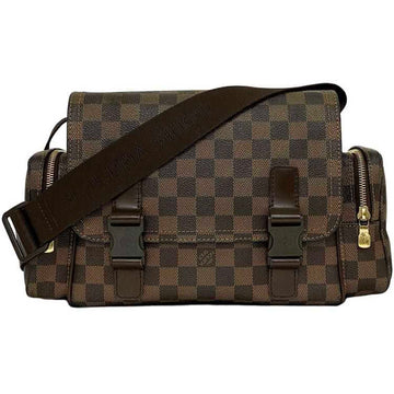 LOUIS VUITTON Shoulder Bag Reporter Mervil Brown Damier Ebene N51126 f-20186 Canvas MI0066  Flap Unisex