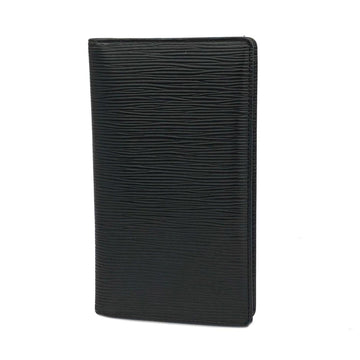 LOUIS VUITTON Wallet Epi Porte-Chequier Carte Credit M63732 Noir Men's