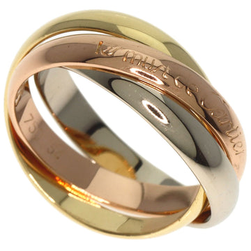 CARTIER Trinity #54 Ring, K18 Yellow Gold/K18WG/K18PG, Women's,