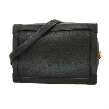 LOUIS VUITTON Shoulder Bag Taurillon Soft Trunk M53288 Noir Men's