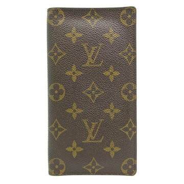 LOUIS VUITTON Porte Valeur Carte Credit Men's Long Wallet M61823 Monogram Ebene [Brown]