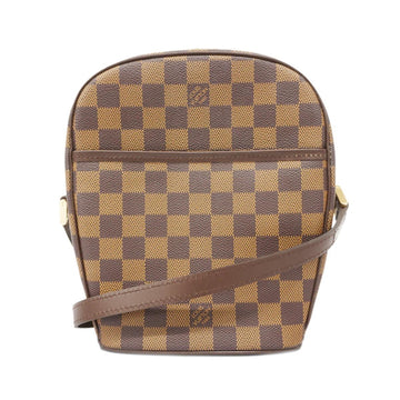 LOUIS VUITTON Shoulder Bag Damier Ipanema PM N51294 Ebene Ladies