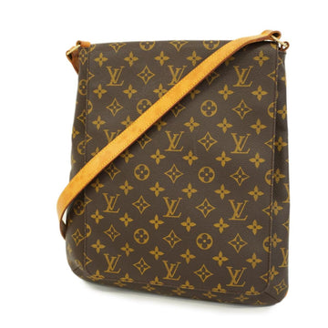 LOUIS VUITTON Shoulder Bag Monogram Musette M51256 Brown Ladies