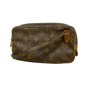 LOUIS VUITTON Shoulder Bag Monogram Pochette Marly Bandouliere M51828 Brown Women's