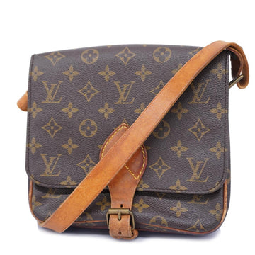 LOUIS VUITTON Shoulder Bag Monogram Cartesier MM M51253 Brown Women's