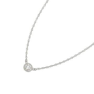 TIFFANY & Co. By the Yard Diamond 0.29ct G VS1 EX Necklace 40cm Pt Platinum