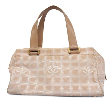 CHANEL handbag New Travel Nylon Beige Ladies