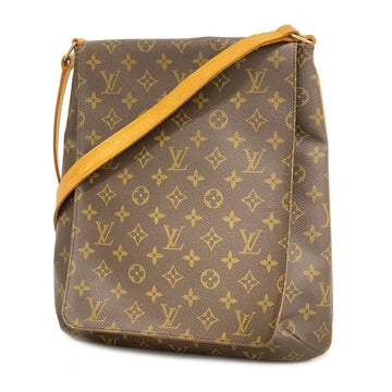 LOUIS VUITTON Shoulder Bag Monogram Musette M51256 Brown Ladies