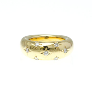 CHAUMET Anneau Ring Yellow Gold [18K] Fashion Diamond Band Ring Gold