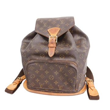 LOUIS VUITTON Backpack Monogram Montsouris GM M51135 Brown Women's