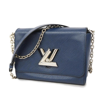 LOUIS VUITTON Shoulder Bag Epi Twist MM M51060 Indigo Blue Women's