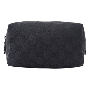 GUCCI Pouch Women's GG Canvas Black 29595