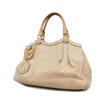 GUCCI tote bag sima 211944 leather ivory ladies