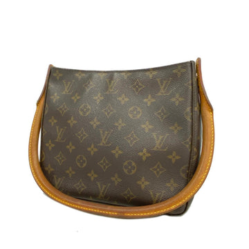 LOUIS VUITTON Shoulder Bag Monogram Looping MM M51146 Brown Women's