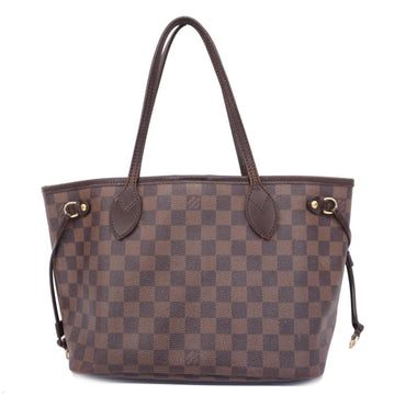 LOUIS VUITTON Tote Bag Damier Neverfull PM N51109 Ebene Women's