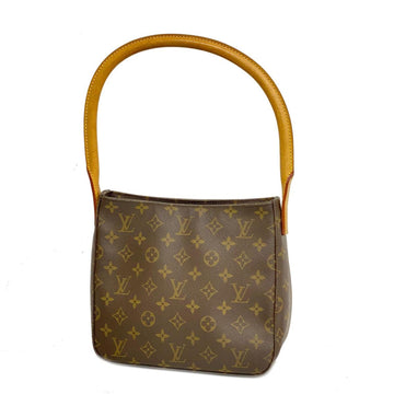 LOUIS VUITTON Shoulder Bag Monogram Looping MM M51146 Brown Women's