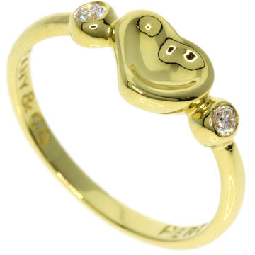 TIFFANY Full Heart 2P Diamond Ring, 18K Yellow Gold, Women's, &Co.