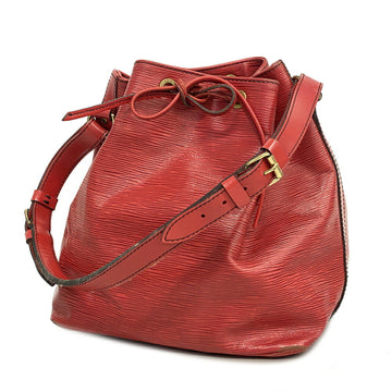 LOUIS VUITTON Shoulder Bag Epi Petit Noe M44107 Castilian Red Ladies