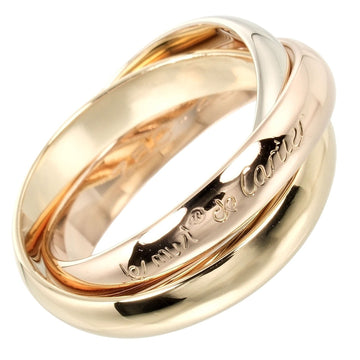 CARTIER Trinity No. 9 Ring K18 Gold YG PG WG Approx. 8g I122924035