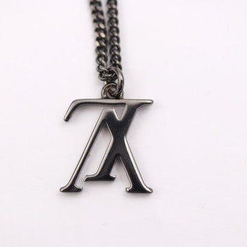 LOUIS VUITTON Collier LV Upside Down Necklace M62683 Metal Black Pendant