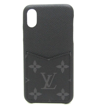 LOUIS VUITTON Taiga Monogram Eclipse Phone Bumper For IPhone X Monogram Eclipse,Noir IPHONE / Bumper XS M67806