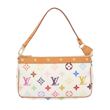 LOUIS VUITTON Pochette Accessoires Monogram Handbag Canvas M92649 Brown Women's