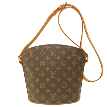 LOUIS VUITTON M51290 Drouot Monogram Handbag Canvas Women's