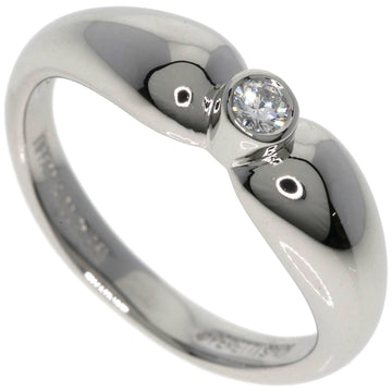 TIFFANY & Co. Teardrop 1P Diamond Ring, Platinum PT950, Women's,