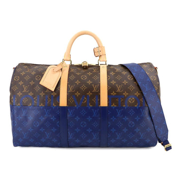 LOUIS VUITTON Monogram Split Keepall Bandouliere 50 2way Boston Shoulder Bag M43861