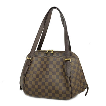 LOUIS VUITTON Shoulder Bag Damier Belem MM N51174 Ebene Ladies