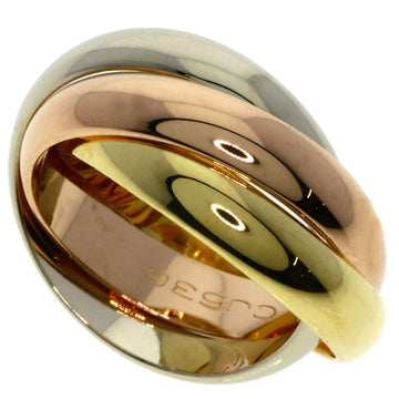 CARTIER Trinity #49 Ring, K18 Pink Gold/K18YG/K18WG, Women's,