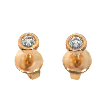 TIFFANY & Co. By the Yard Diamond Earrings, 18K PG Pink Gold, 750 The Earrings Pierced