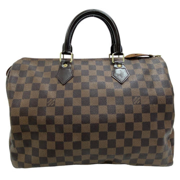 LOUIS VUITTON N41523 Speedy 35 Damier Boston Bag Brown Unisex Z0006432