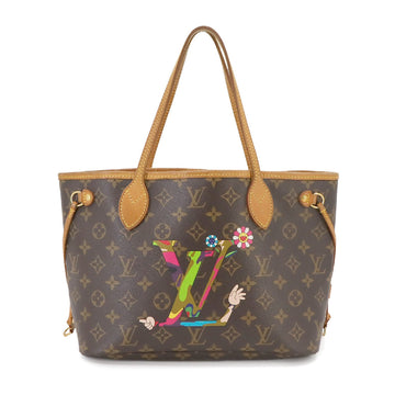 LOUIS VUITTON Monogram Takashi Murakami Neverfull PM M95559 Brown Multicolor