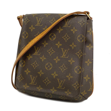 LOUIS VUITTON Shoulder Bag Monogram Musette Salsa Short M51258 Brown Ladies