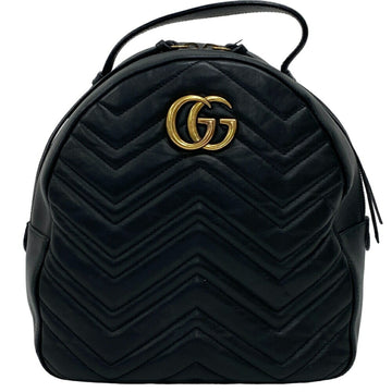 GUCCI GG Marmont Backpack/Daypack Black Women's