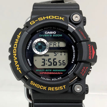 CASIOG-SHOCK  Watch GW-200Z-1JF Final Frogman Master of G Divers ISO200M Water Resistant Tough Solar Black Men's Digital Mikunigaoka Store ITD76UVLD7LZ