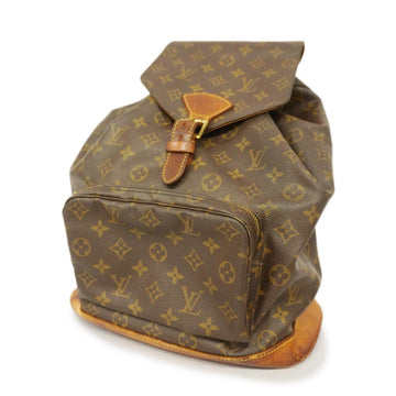 LOUIS VUITTON Rucksack Monogram Montsouris M51135 Brown Ladies