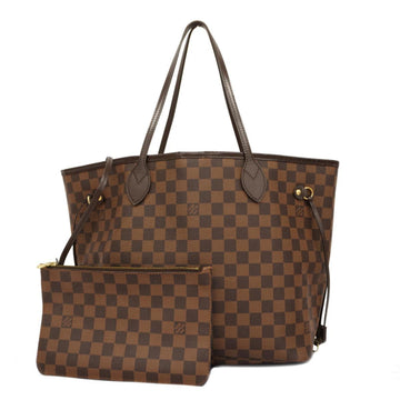 LOUIS VUITTON Tote Bag Damier Neverfull MM N51105 Ebene Women's