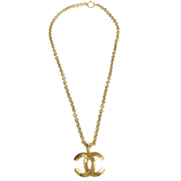 CHANEL Gold Chain Pendant Necklace 94P 78660