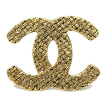 CHANEL Quilted Brooch Pin Gold 1262/29 79027