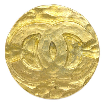 CHANEL Medallion Brooch Gold 95P 89899