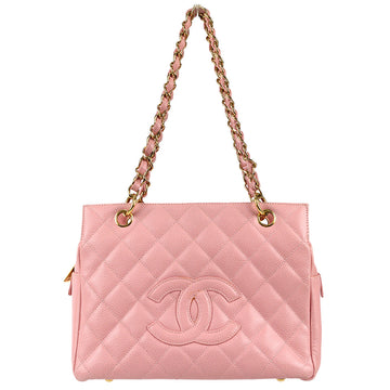 CHANEL 2003-2004 Petite Timeless Tote PTT Pink Caviar 180994