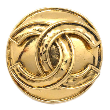 CHANEL Medallion Brooch Pin Gold 94P 99862